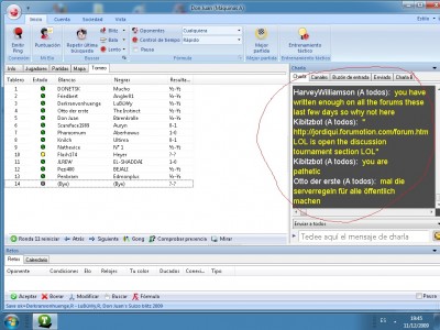 Harvey/Holger harassing playchess customer