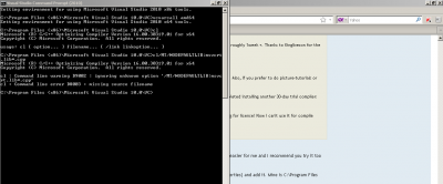 Command Prompt error message