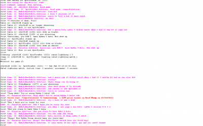 HuRrIcAneFoRcCe (in A Clockwork Orange room claims to have Rybka 5 beta.